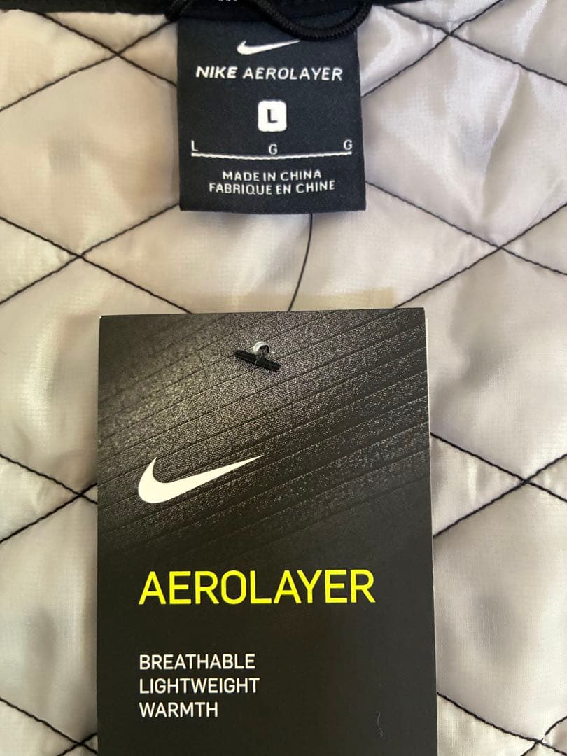 Nike Aeroplayer キルティングアウター　ナイキランニングベスト