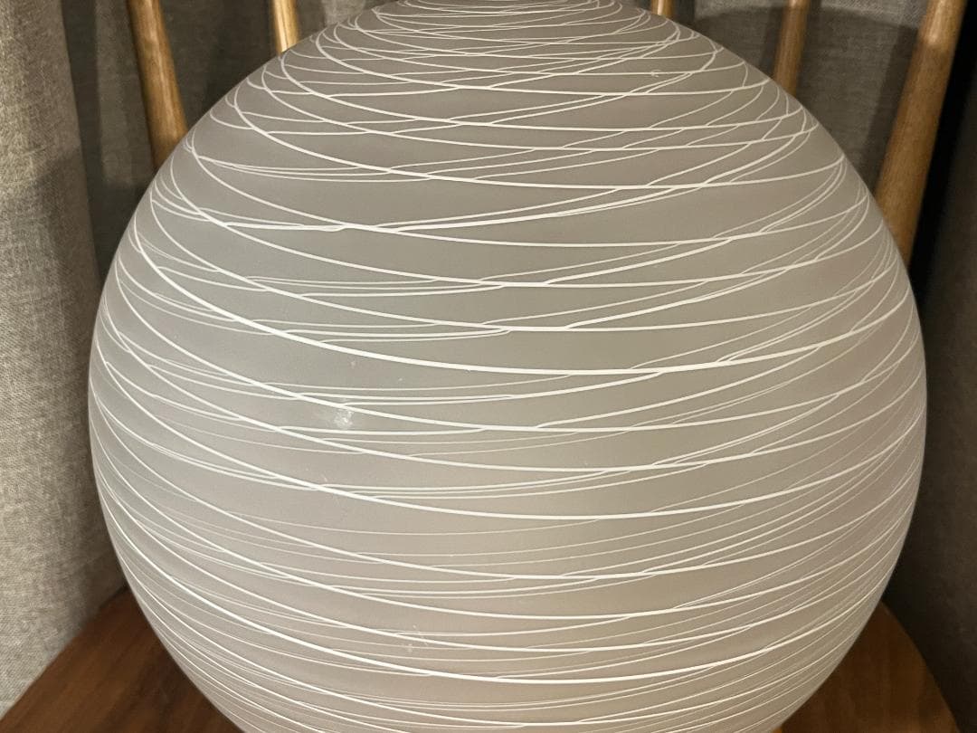 YAMAGIWA ヤマギワ 糸巻きガラス フロアライト（大）30cm ビンテージ