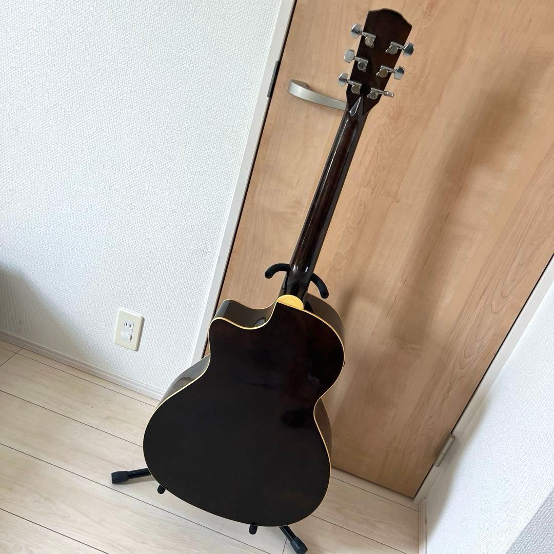 【美品】S.yairi エレアコ YE-35 BKB アコースティックギター