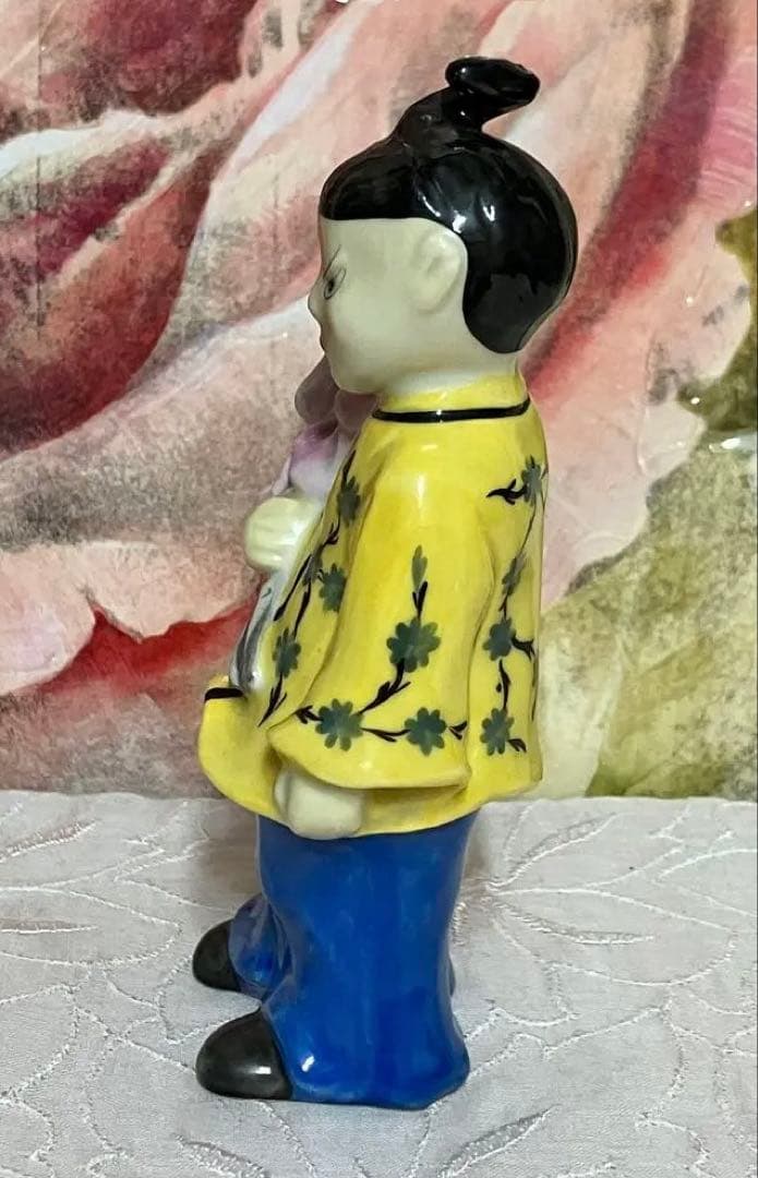 ［希少］HEREND ヘレンド　 花束を持つシノワズリ人形