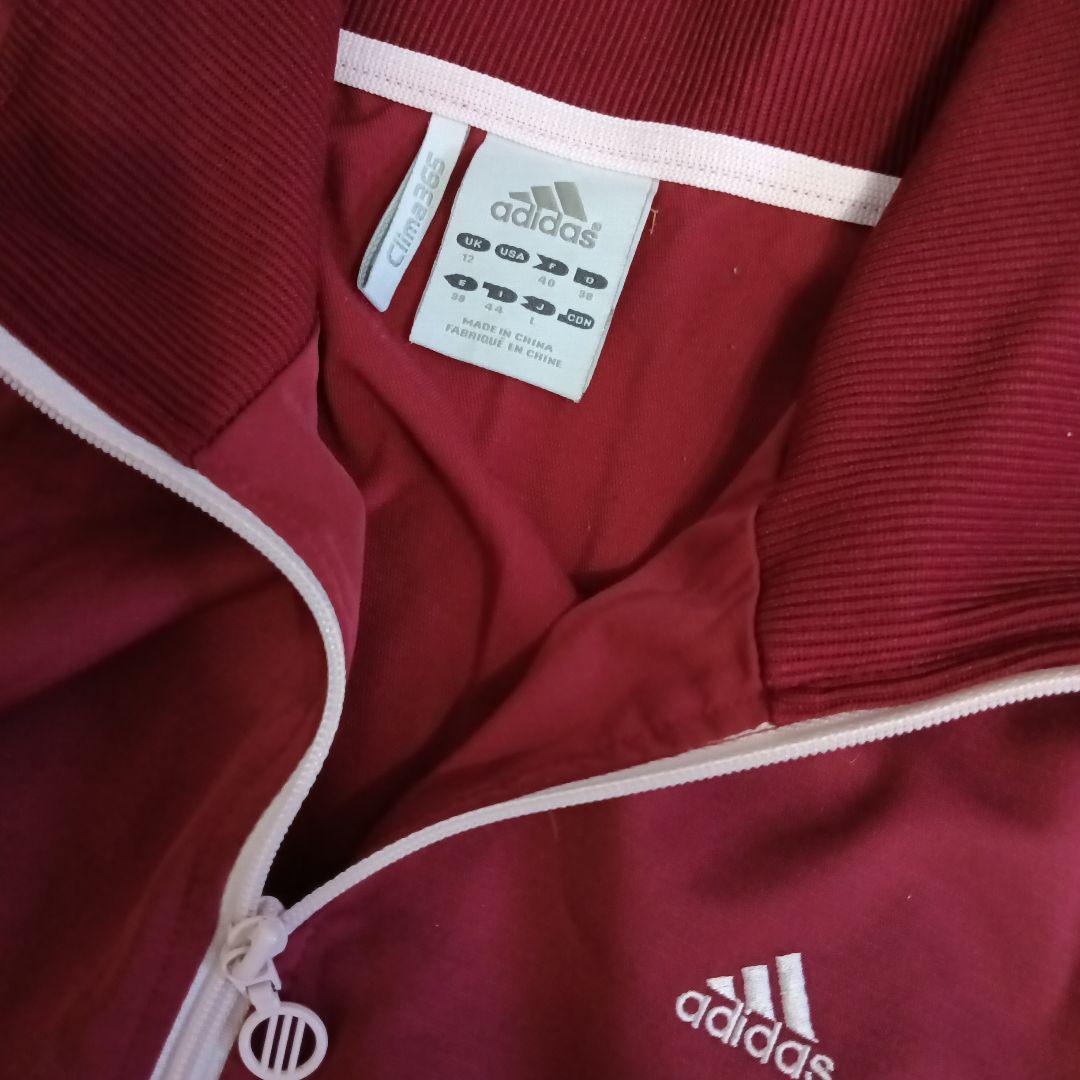 新品未使用　美品　adidas ジャージ　上下セット 赤/茶色　アディダス