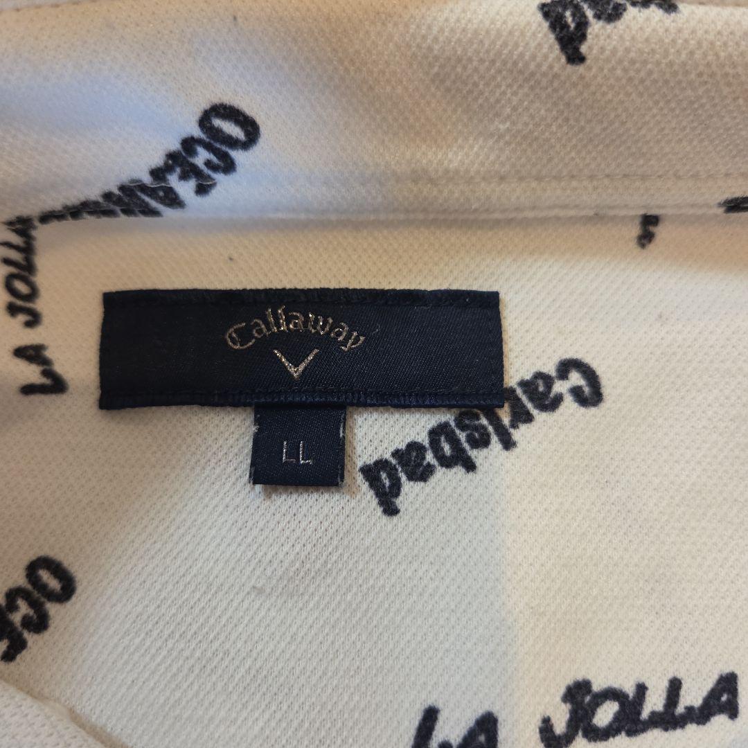 【即決】Callaway ポロシャツ LL ホワイト