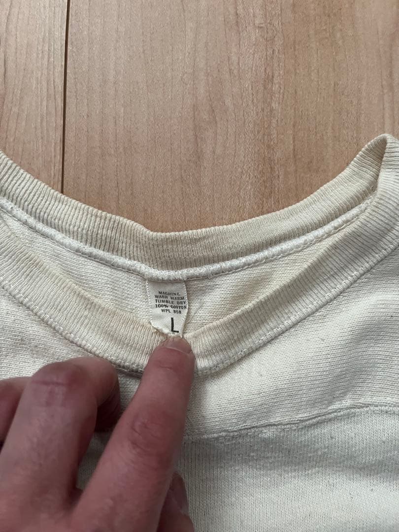 ヴィンテージ　フットボールTシャツ5分袖　L