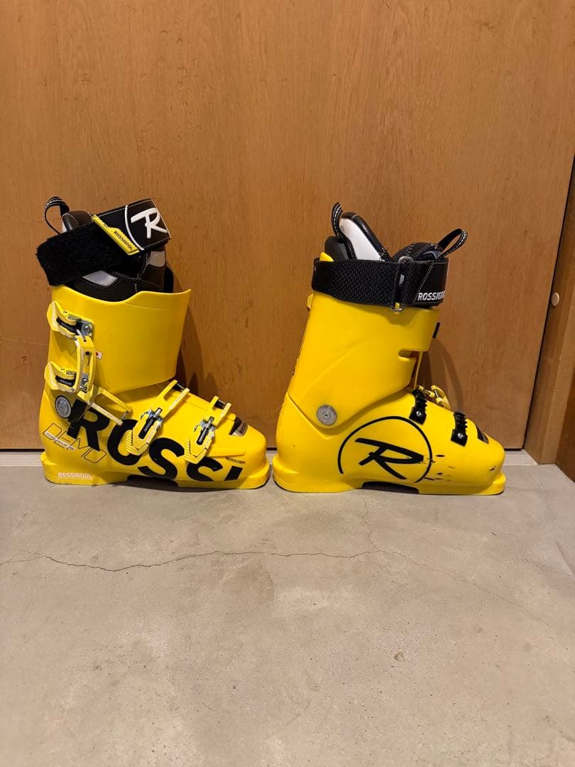 ROSSIGNOL R スキー ブーツ イエロー