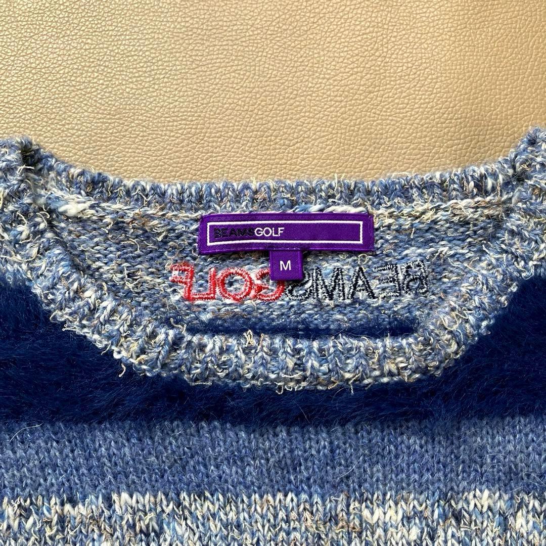 【美品】ビームスゴルフ BEAMS GOLFレディース長袖 セーター Mサイズ