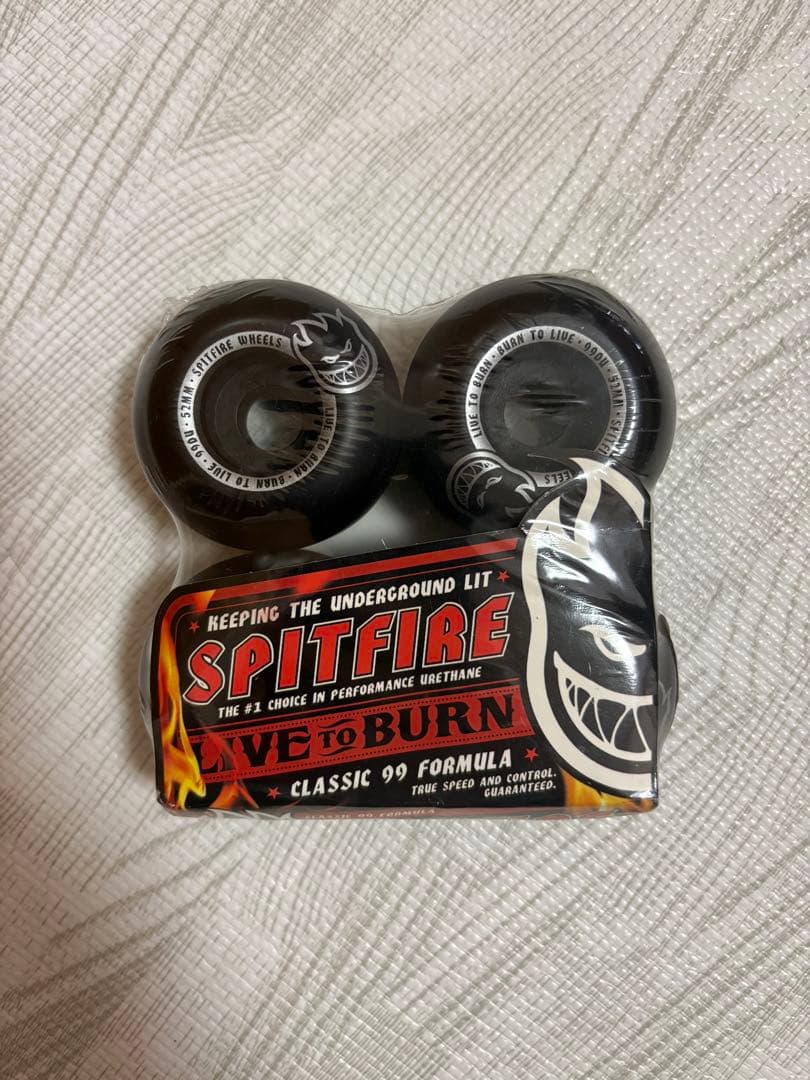 SPITFIRE LIVE TO BURN ウィール 52mm 99D スケボ