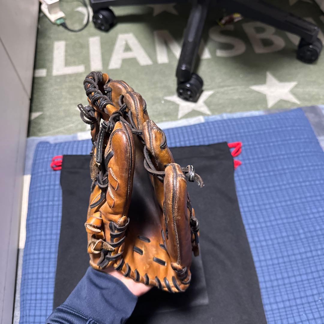 JUNKEE GLOVE 硬式グローブ ブラウン 収納袋付き