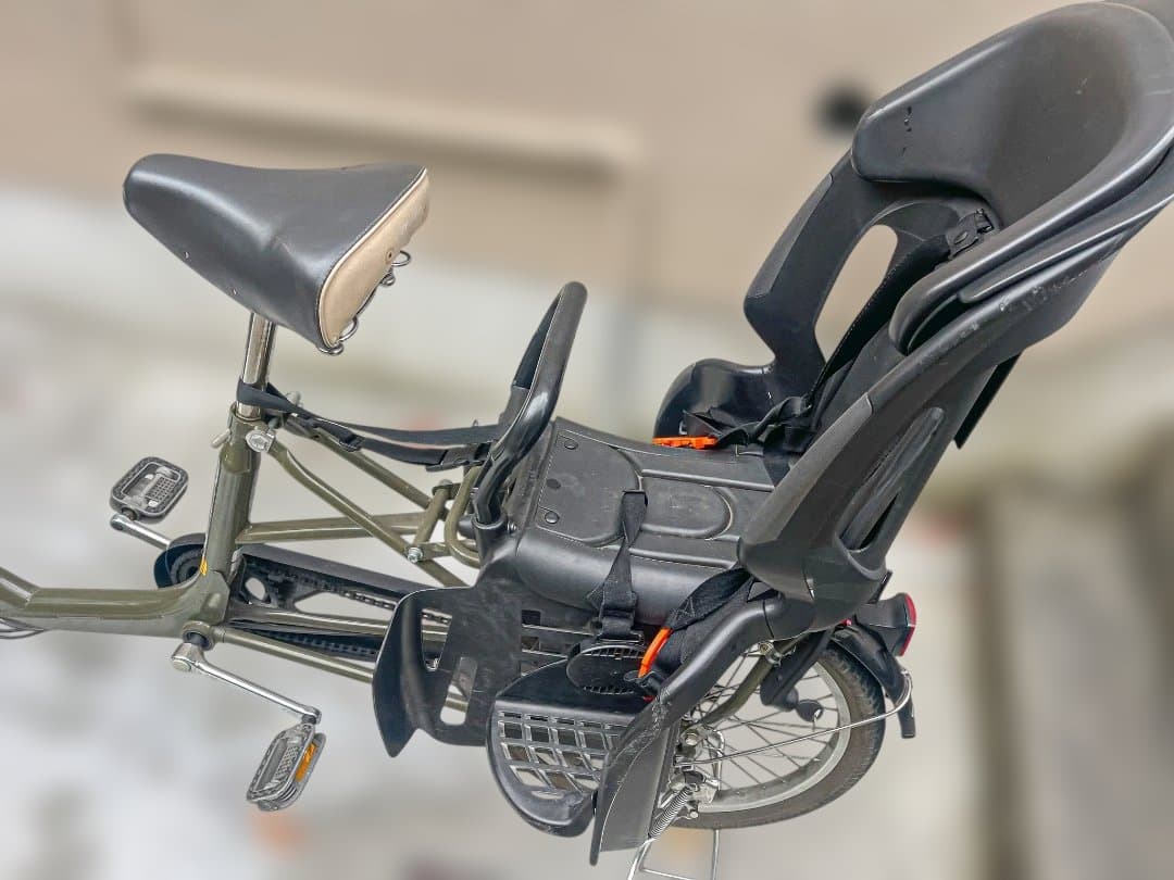 非電動 チャイルドシート付き自転車　京都