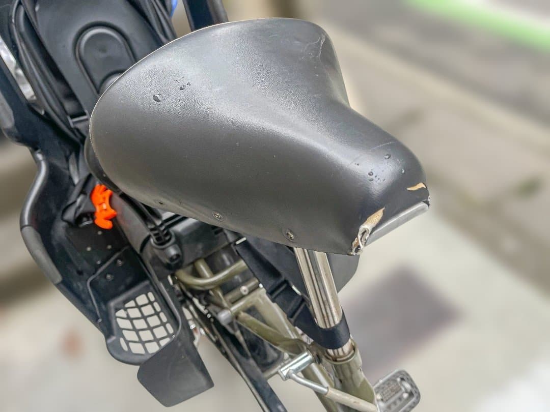 非電動 チャイルドシート付き自転車　京都