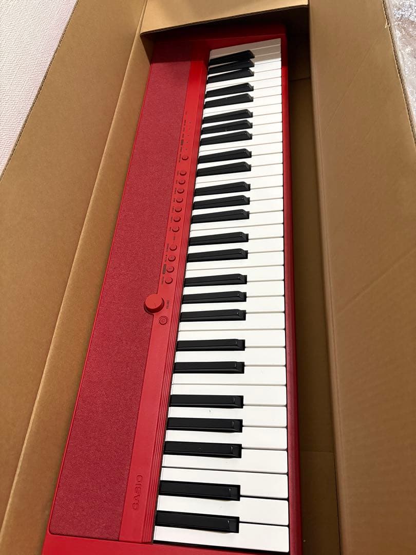 CASIO CT-S1 レッド 電子キーボード