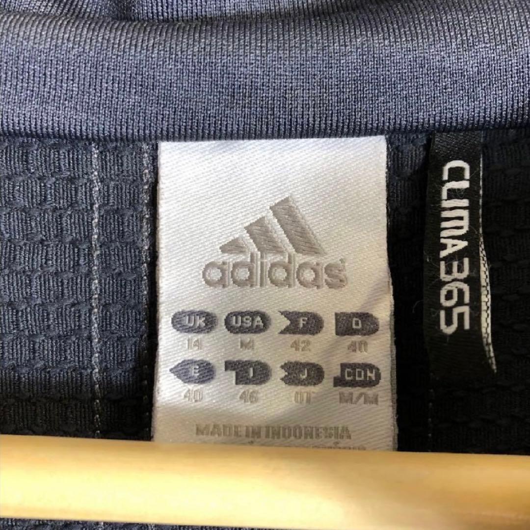 adidas ストレッチジャケット 総柄 ブラック 美シルエット スポーツMIX