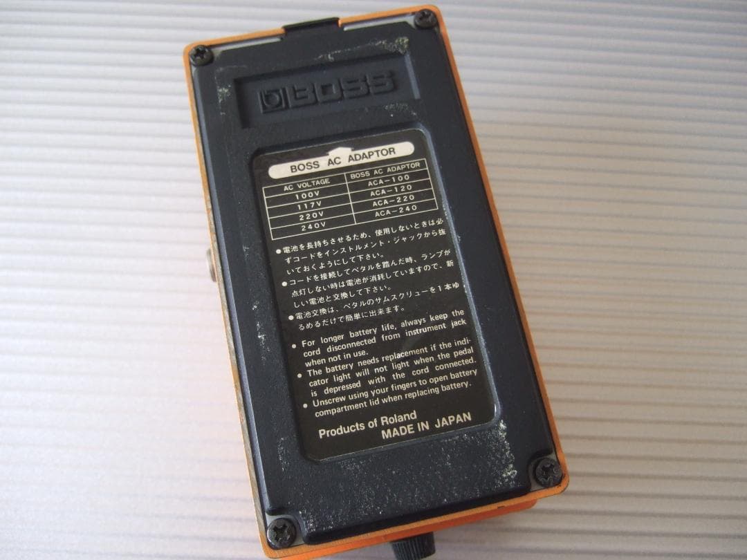 日本製 MIJ Japan BOSS DS-1 Distortion DS1