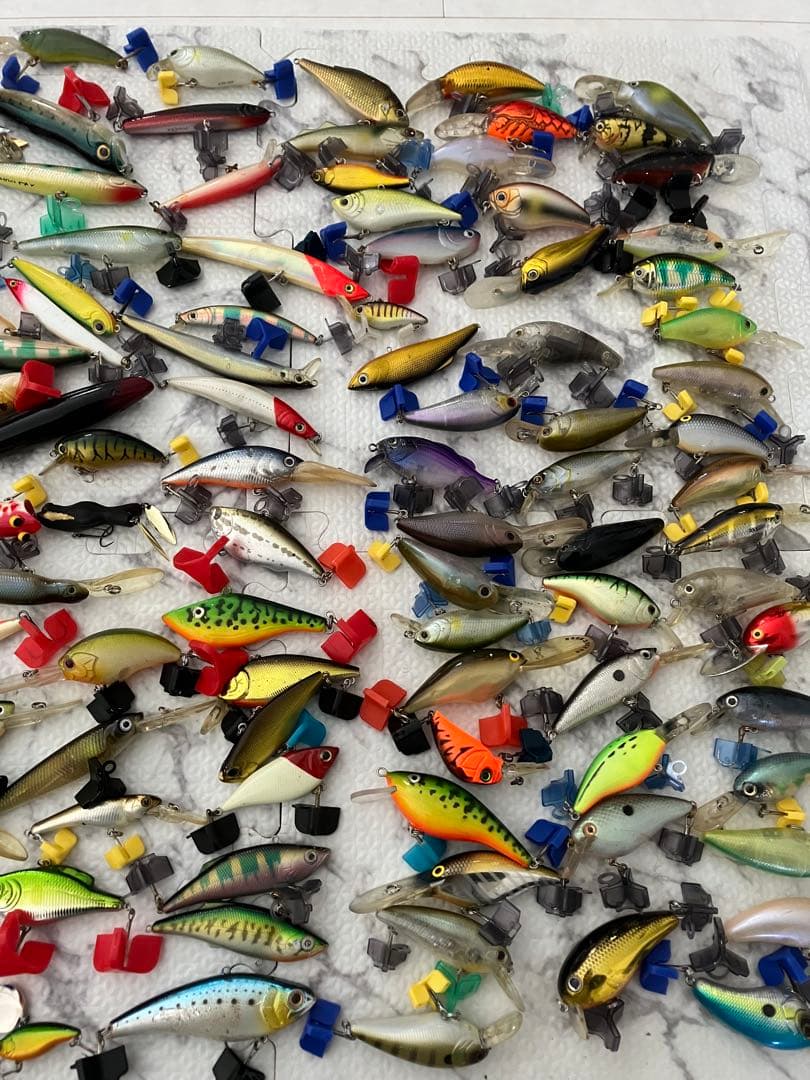 バス釣り引退セット　ルアー大量セット　タックルボックスセット
