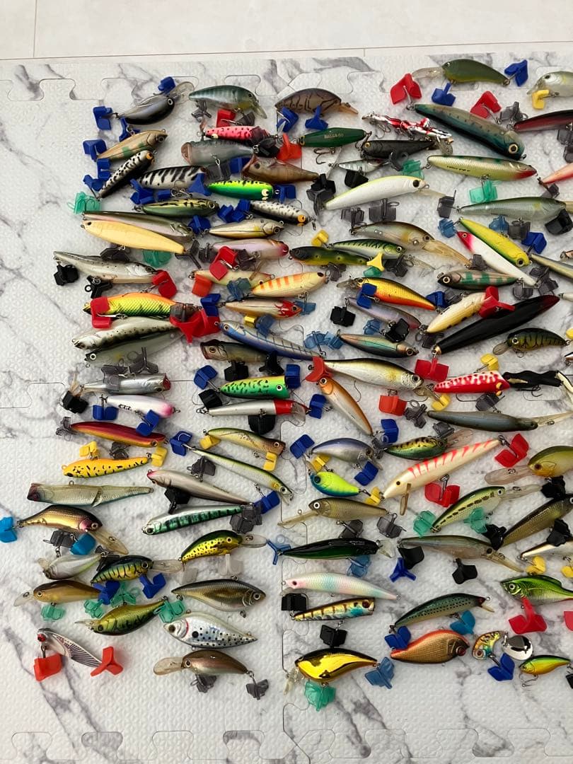 バス釣り引退セット　ルアー大量セット　タックルボックスセット
