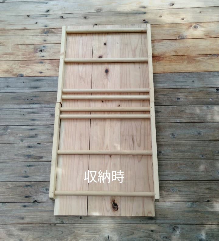 木製キャンプテーブル　ロースタイル