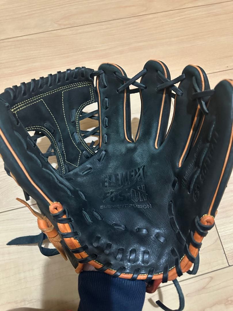 Mizuno 硬式グローブ 右投げ用 ソフトボールも可オールラウンド