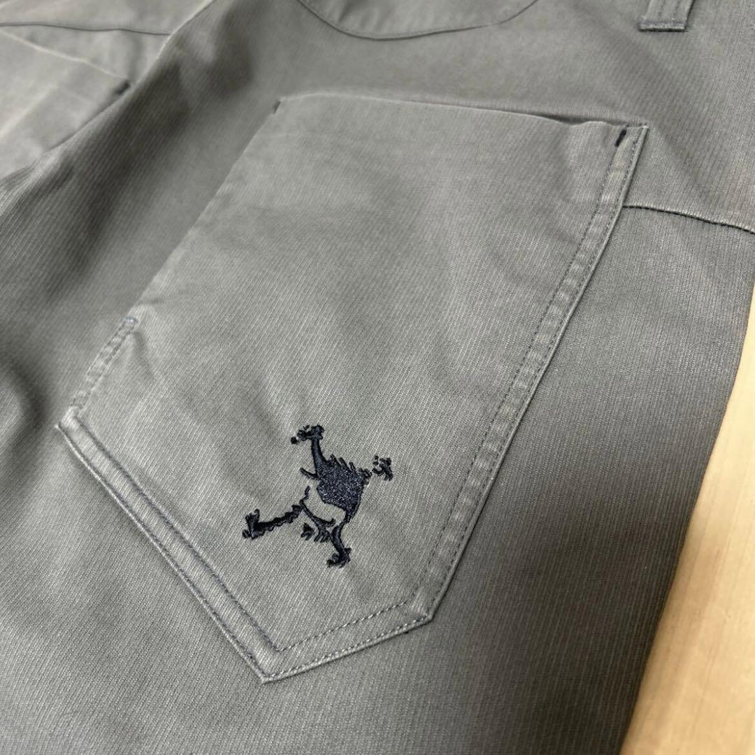 美品　オークリー　ゴルフパンツ　スラックス　36サイズ　LL カーキ　スカル