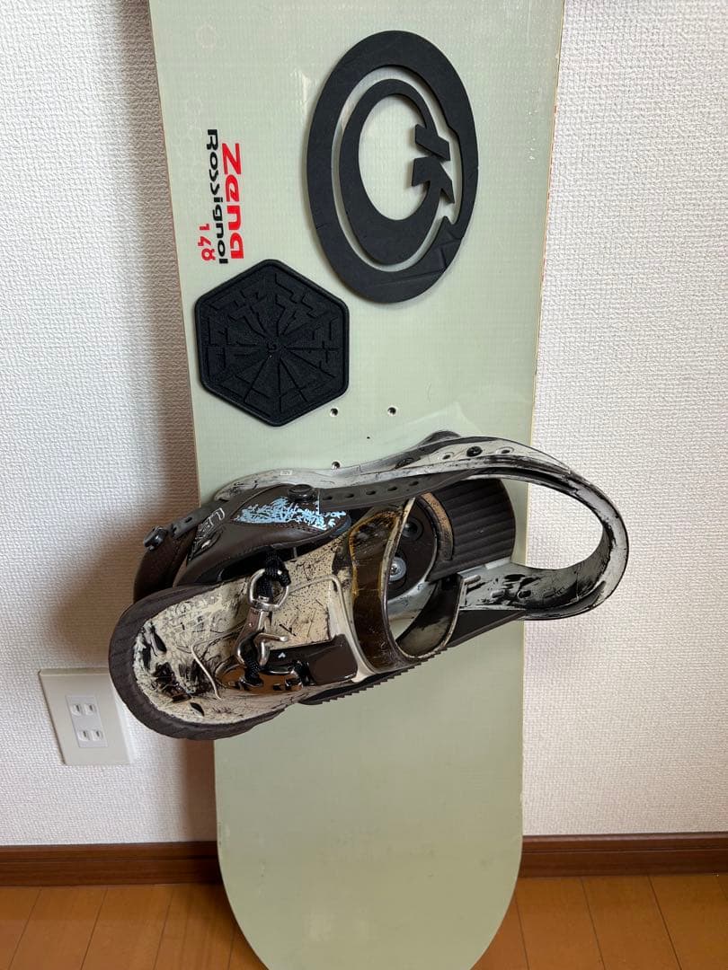 Rossignolスノーボード Burtonビンディング　ハードケース付き