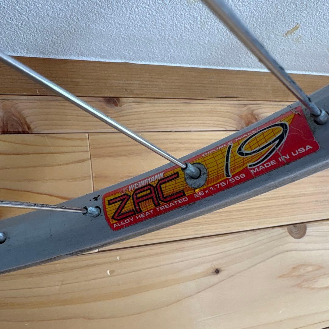 weinmann リムブレーキ　完組ホイール 26インチ　前後　ZAC19