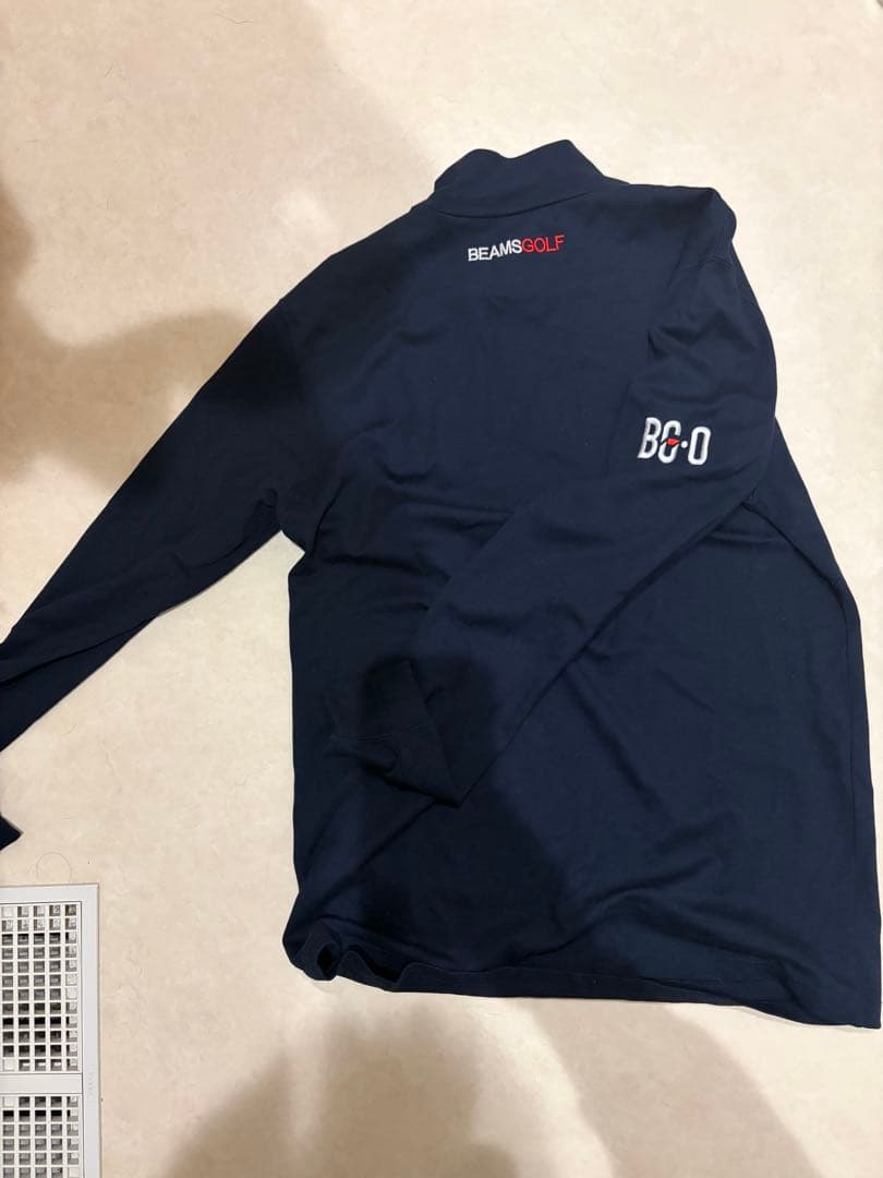 BEAMS GOLF ネイビー 長袖タートルネック　ゴルフウエア