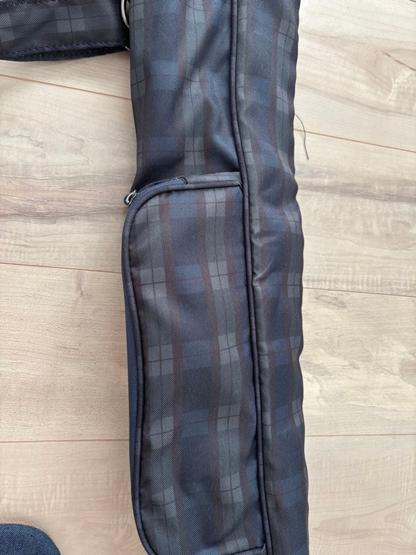BEAMS GOLF チェック柄キャディバッグ