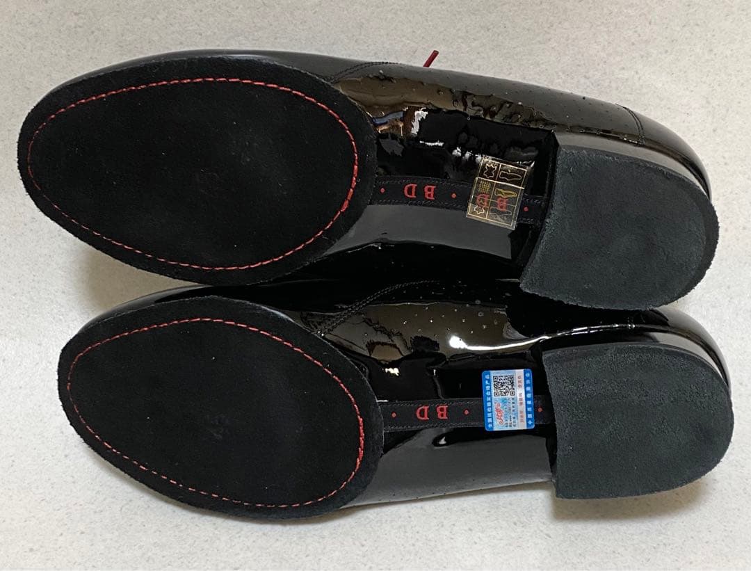 新品⭐️BD社交ダンスシューズ　メンズモダンシューズ　スタンダード 45 エナメル