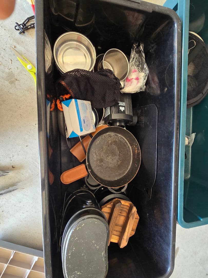 キャンプ用調理器具セット