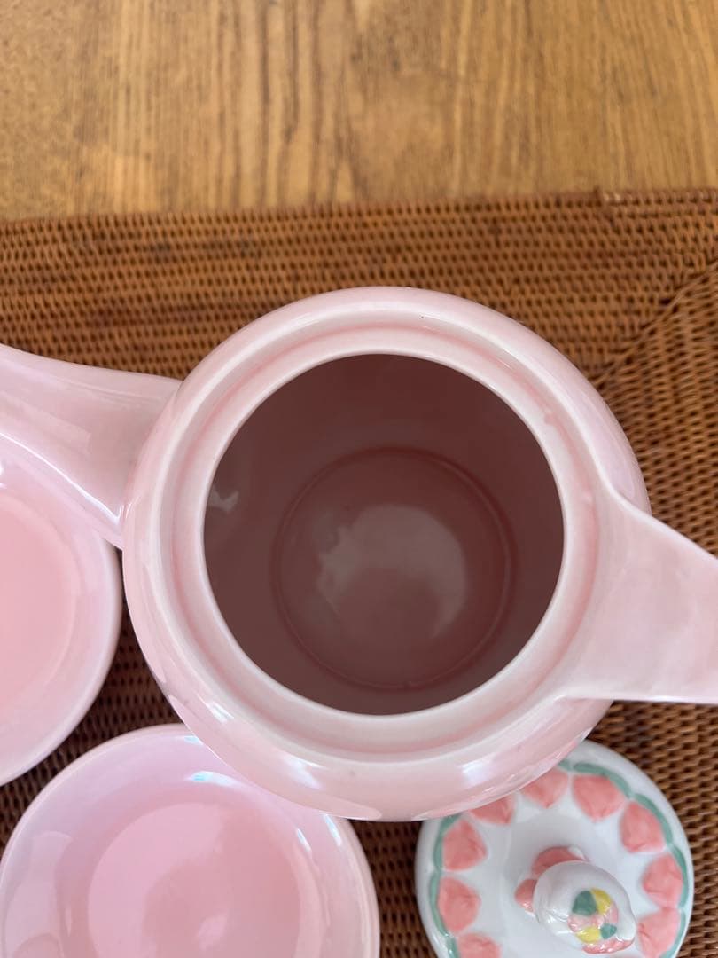 チャイナキティ ティーセット ピンク 陶器