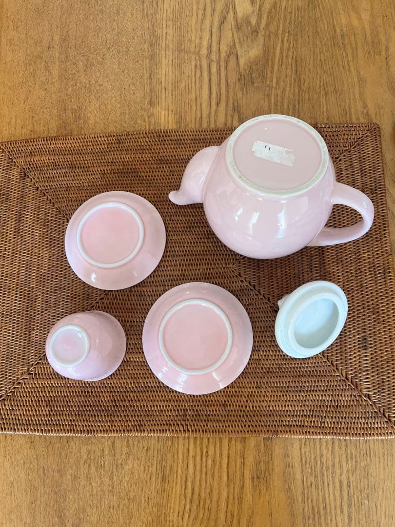 チャイナキティ ティーセット ピンク 陶器