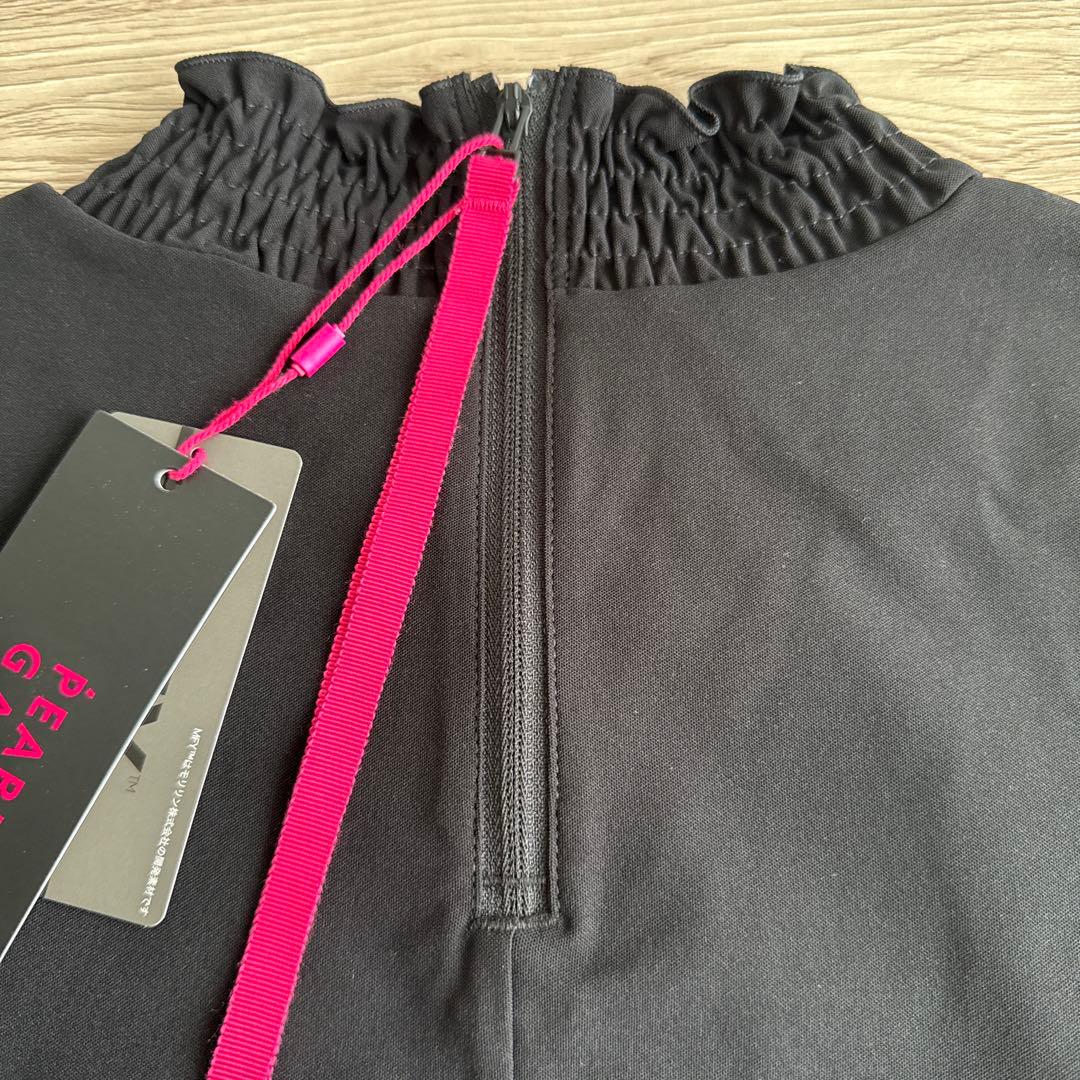 新品タグ付！PEARLYGATESバックジップシャツ