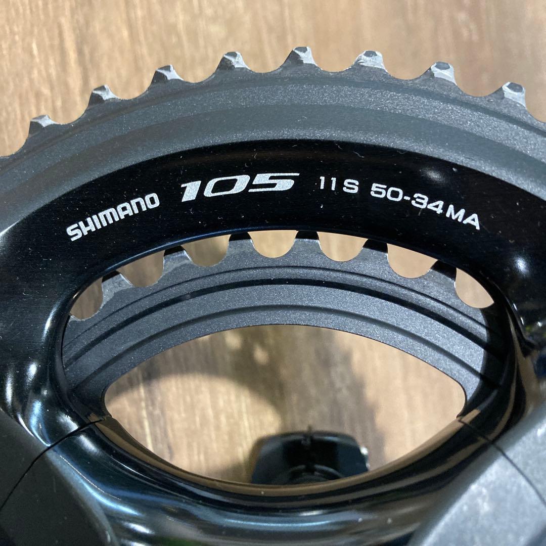 SHIMANO 105 クランク11S 50-34 FC5800 172、5