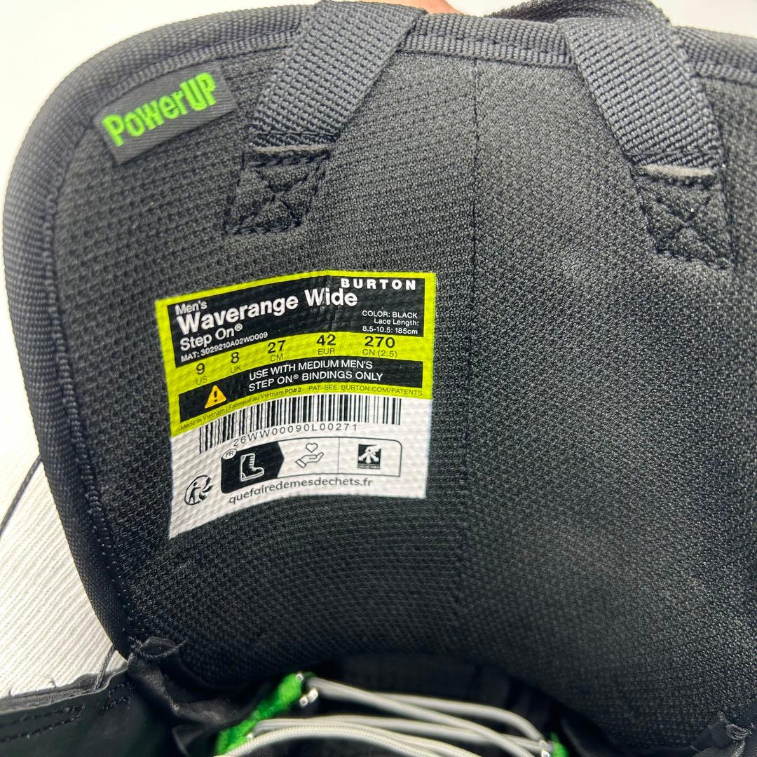 【新品BURTON STEP ON WAVERANGE WIDE27cm新モデル