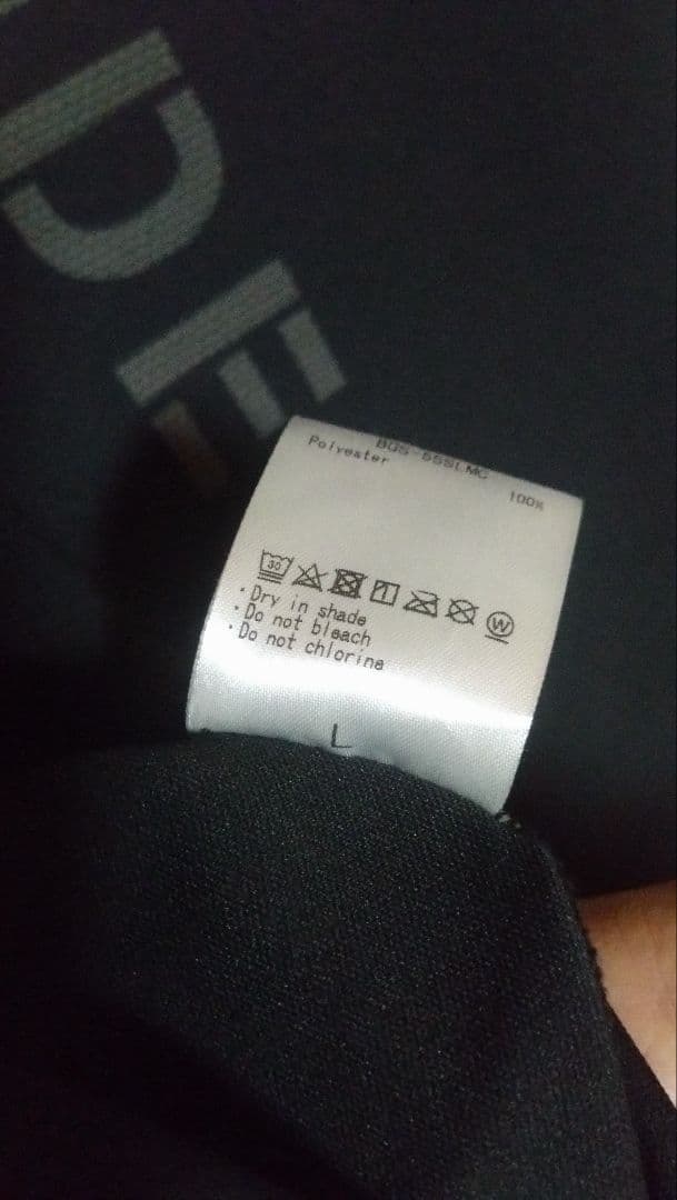 BANDEL 黒 モックネック　半袖シャツ