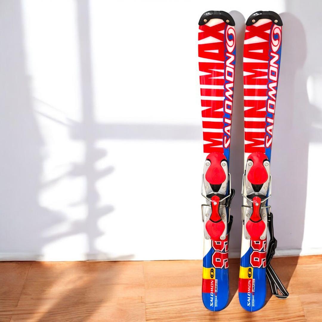 【良品】SALOMON MINIMAX 99cm ショートスキー ファンスキー