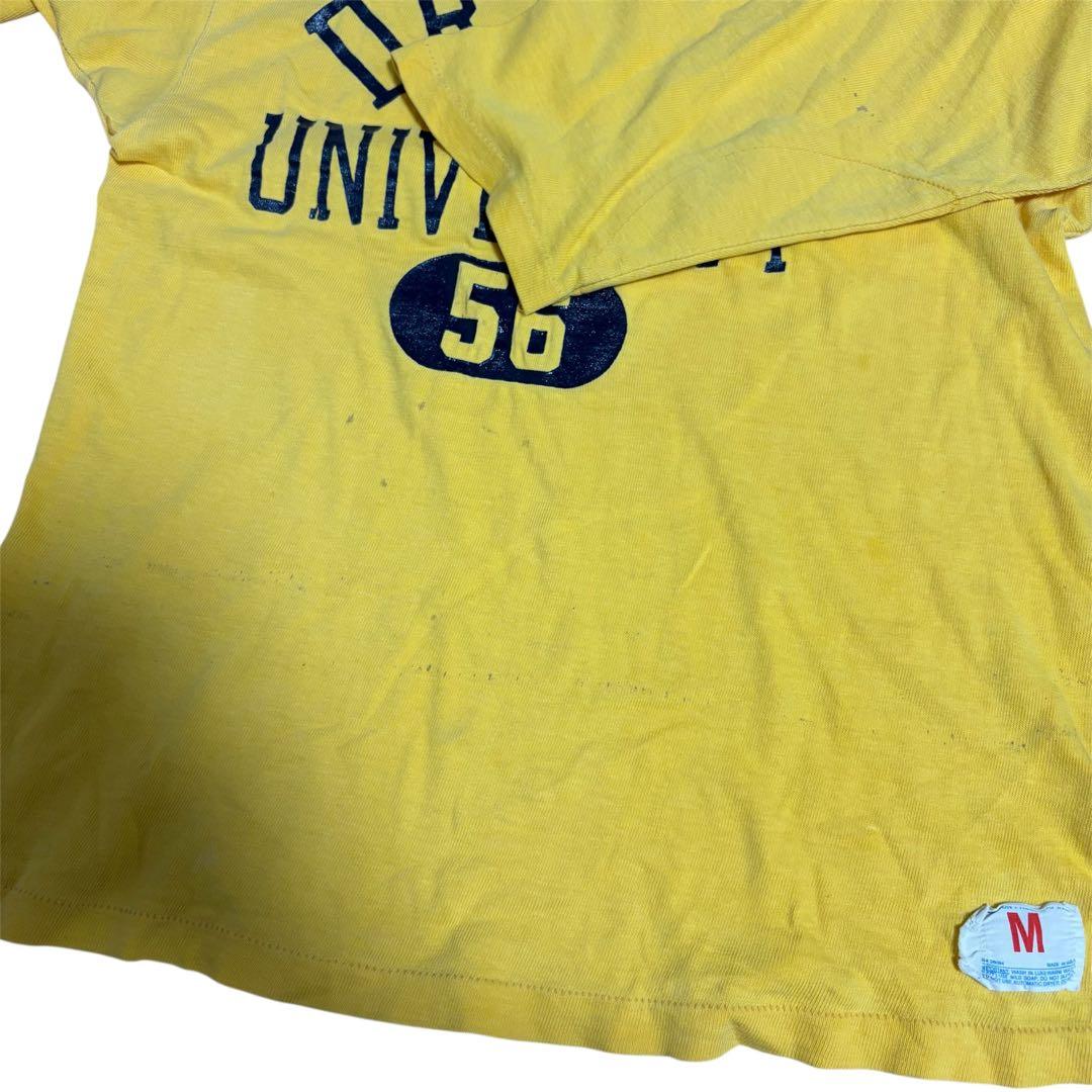 70s champion football tシャツ フットボール 激レア 大学