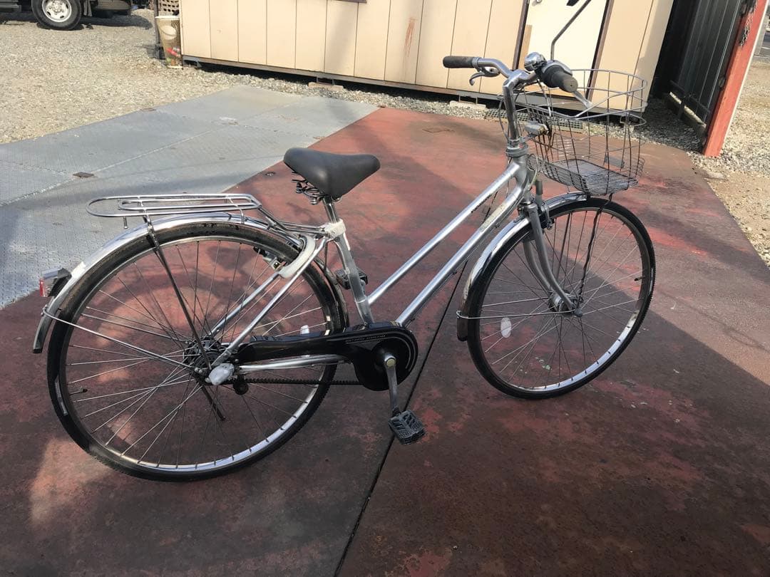 自転車　動作品　27インチ　ギア3 取引限定