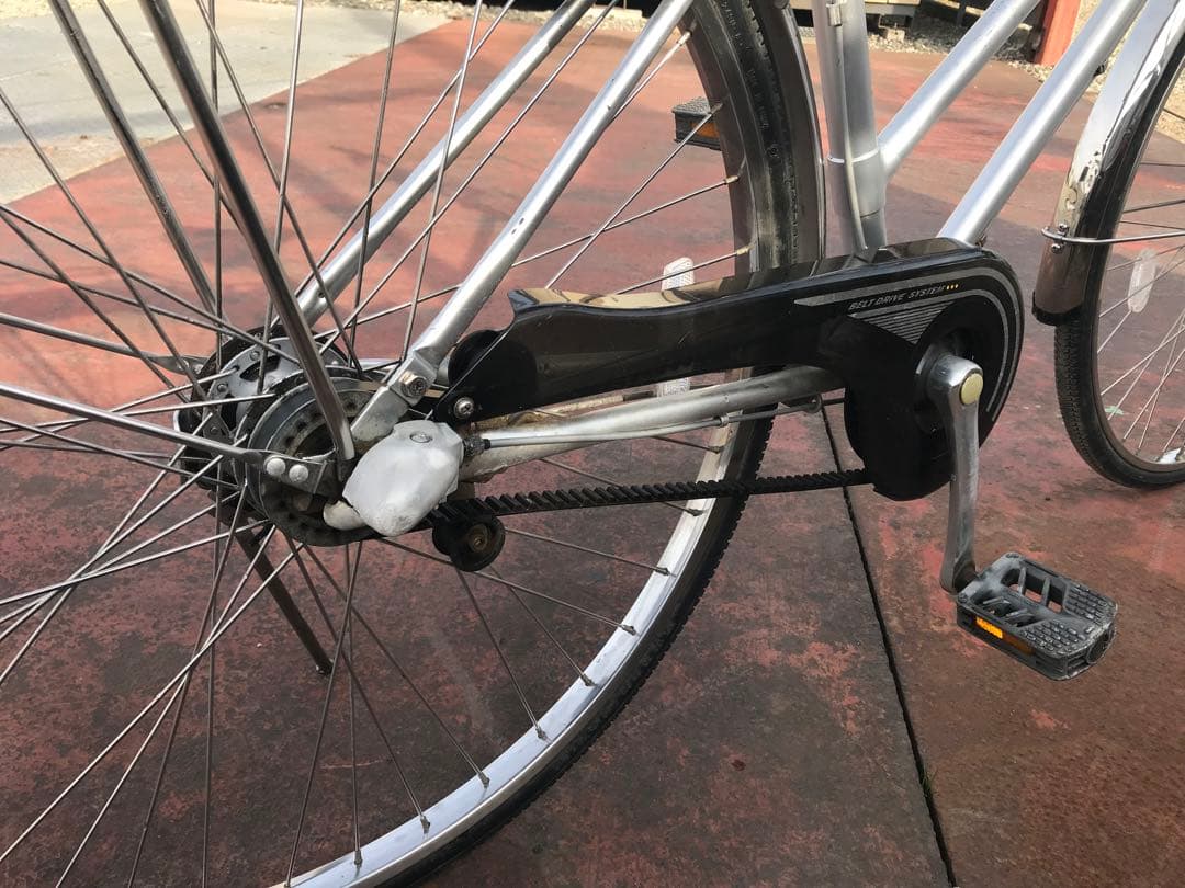 自転車　動作品　27インチ　ギア3 取引限定
