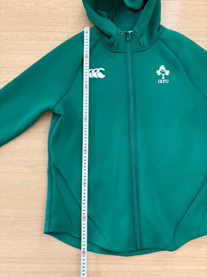 Canterbury ラグビー　アイルランド代表　選手用　フルジップパーカー M