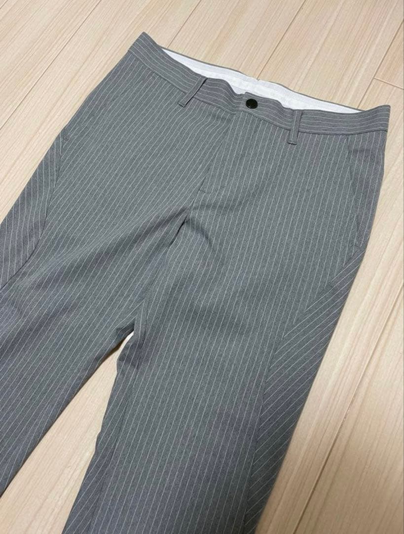 【美品】デサントゴルフ パンツ グレー 79 Mサイズ