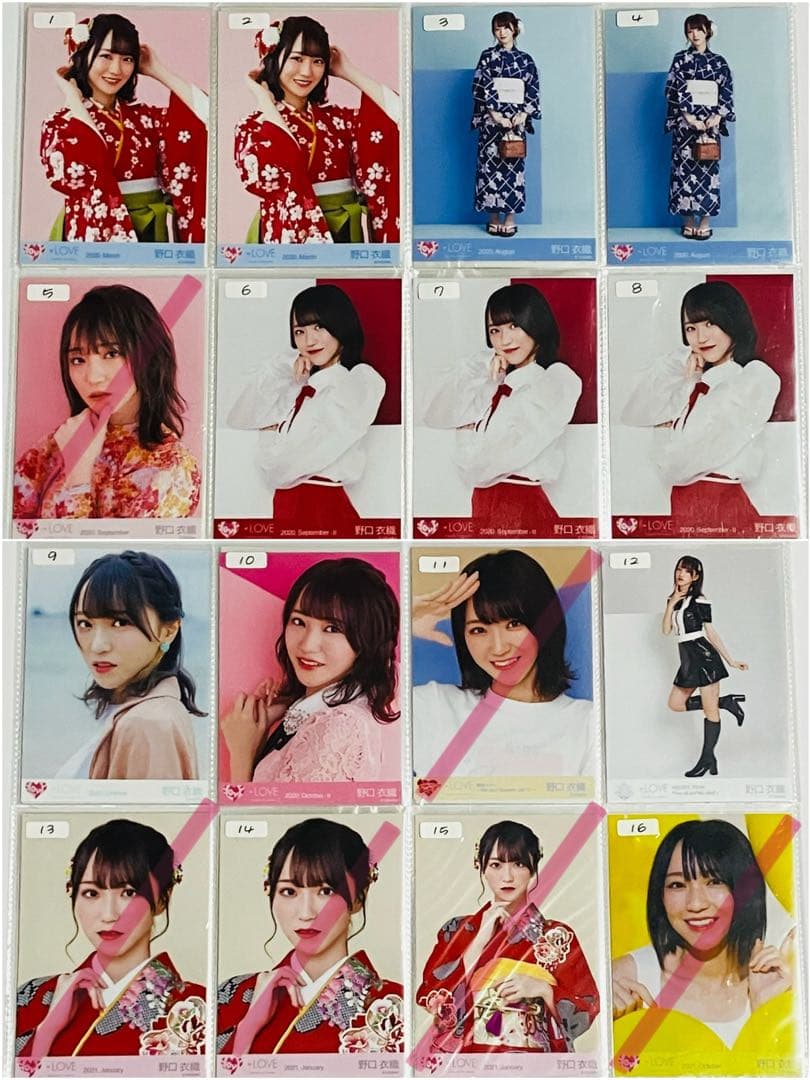 イコラブ 野口衣織 生写真 まとめ売り