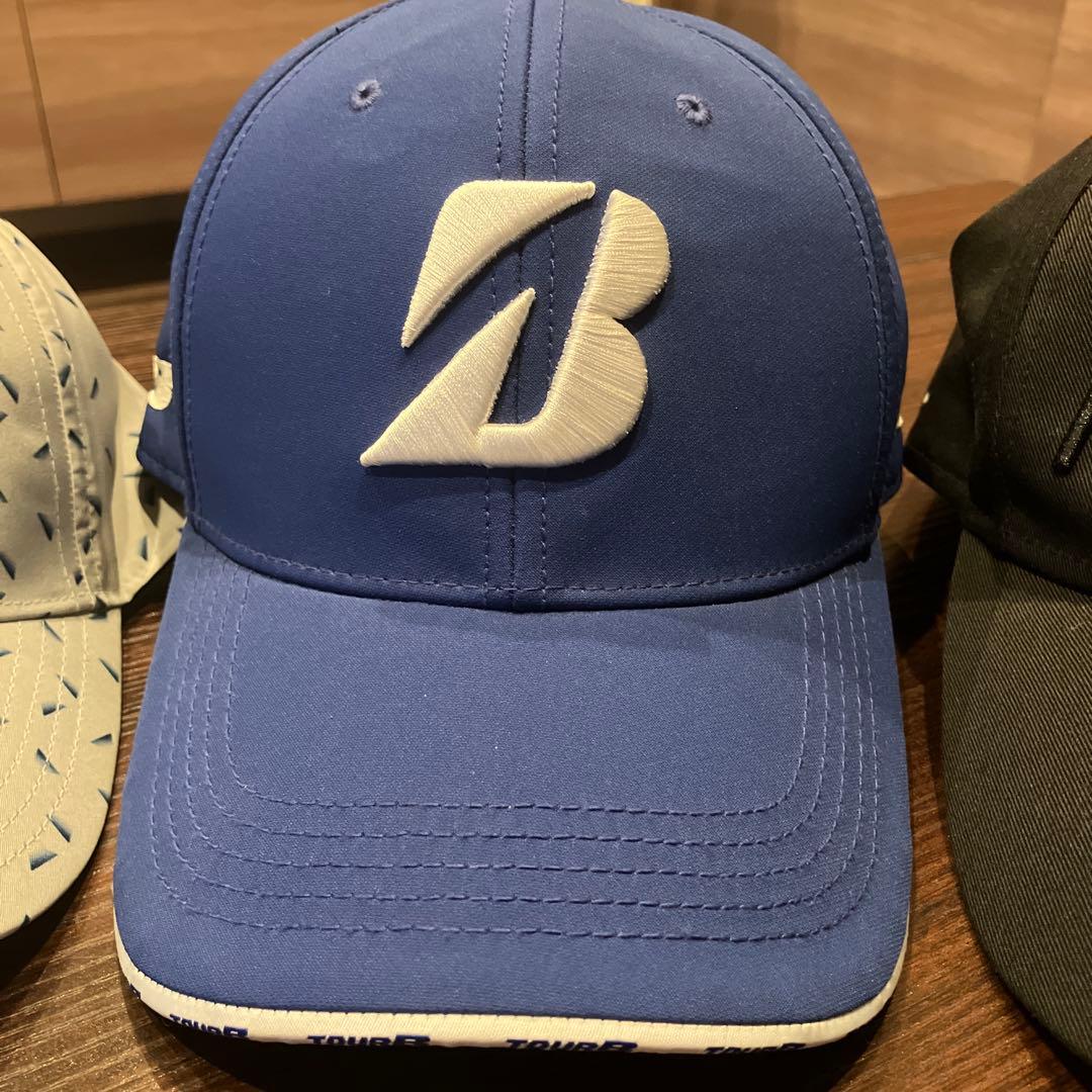 adidas BRIDGESTONE HONMAゴルフキャップ 3個セット