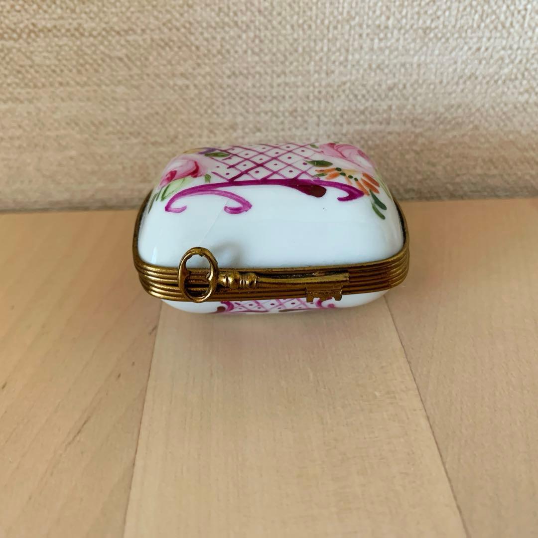 美品　リモージュ　ハンドペイント　小物入れ　ピルケース　セット販売