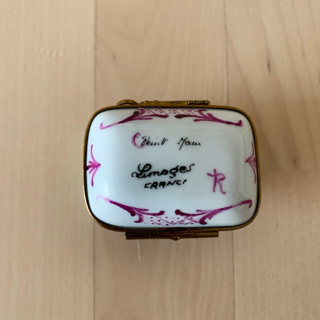 美品　リモージュ　ハンドペイント　小物入れ　ピルケース　セット販売