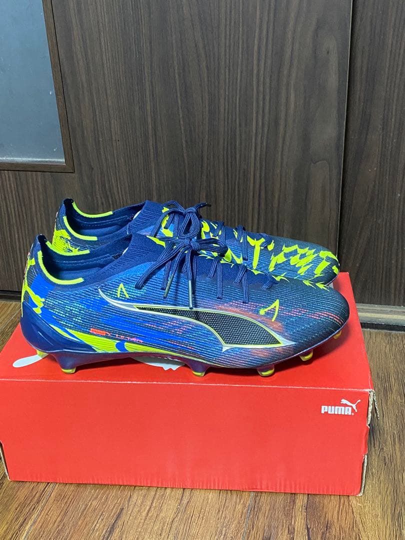 プーマ ウルトラ 6 アルティメットDARE TO FG ダークブルー×イエロー