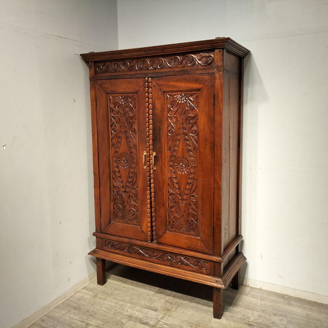 M●Sale東名 総無垢　アンティークキャビネット　アジアン　什器