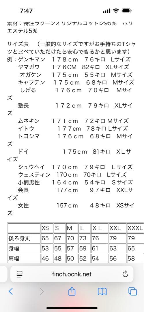 フィンチIsabela10 Lagoonルースリー　 長袖　新品