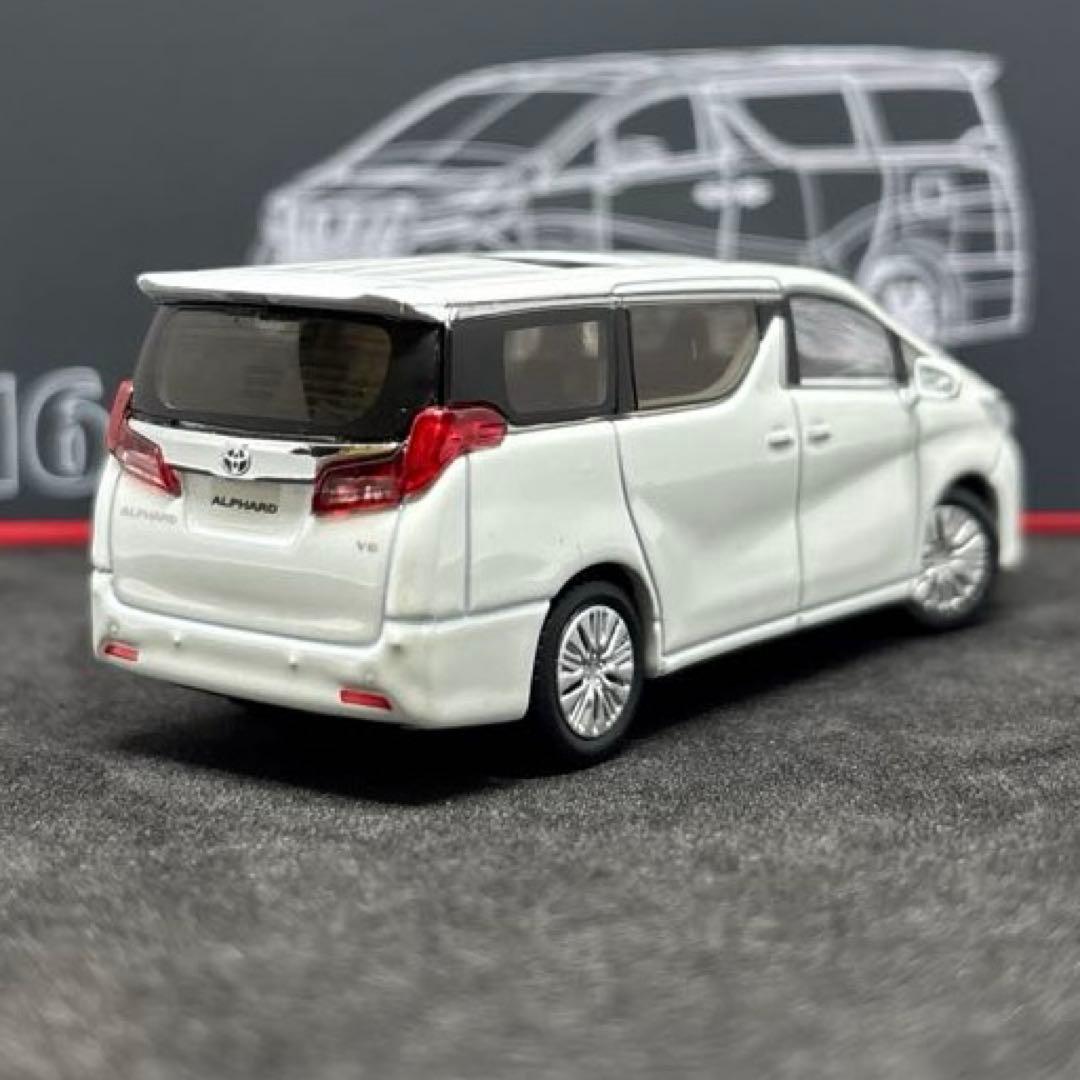 レア GCD 1/64 トヨタ アルファード 30後期 標準バンパー ホワイト