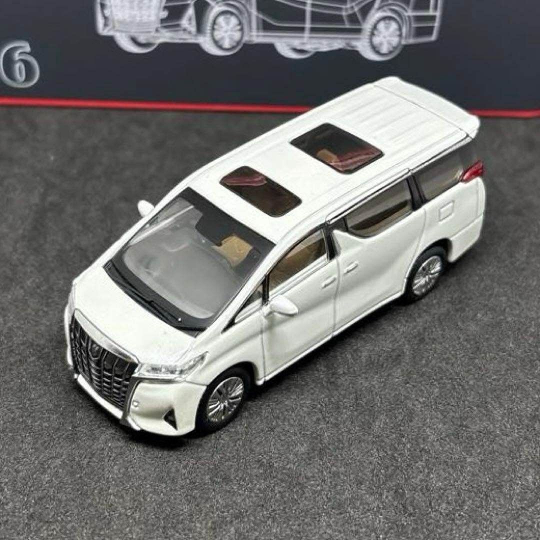 レア GCD 1/64 トヨタ アルファード 30後期 標準バンパー ホワイト