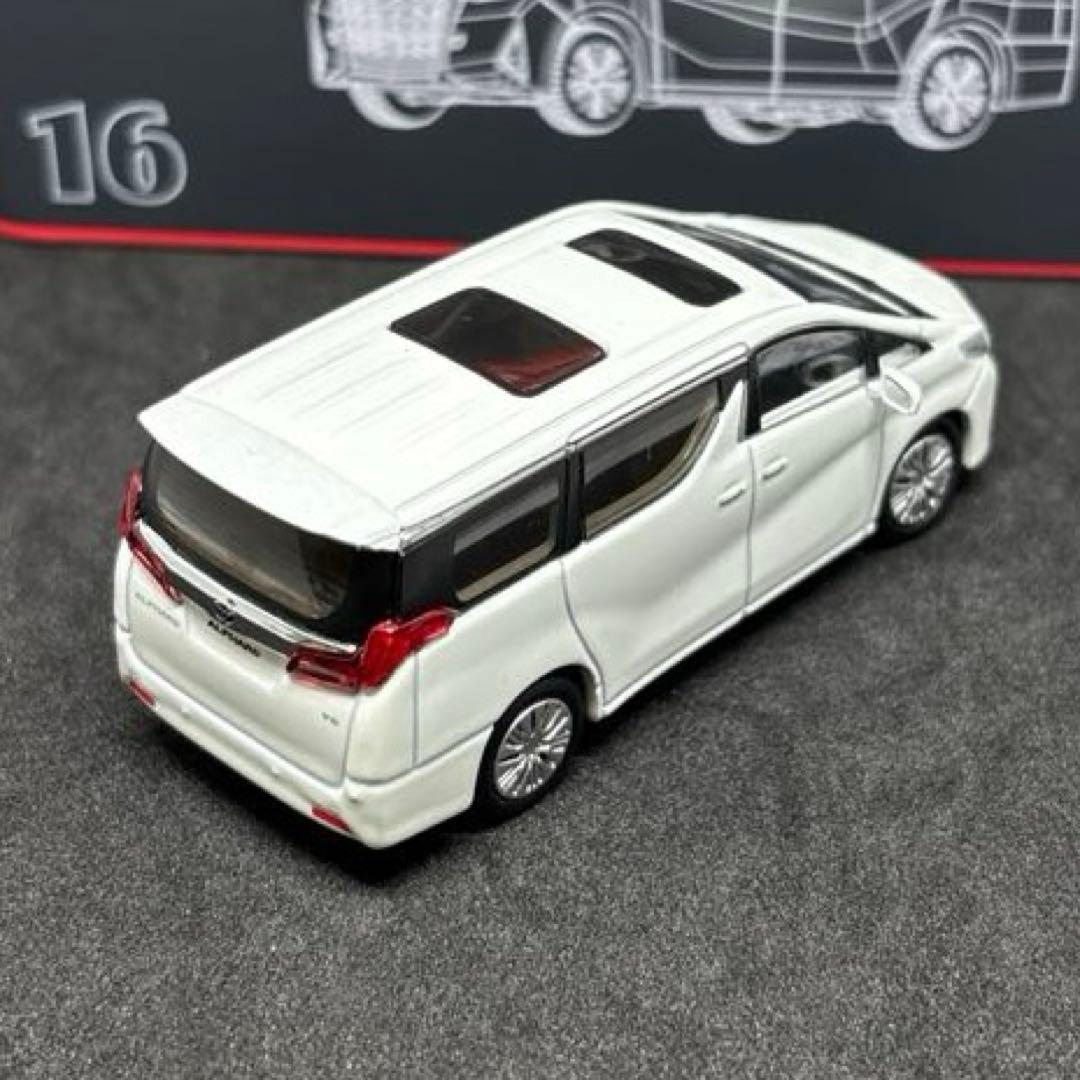 レア GCD 1/64 トヨタ アルファード 30後期 標準バンパー ホワイト