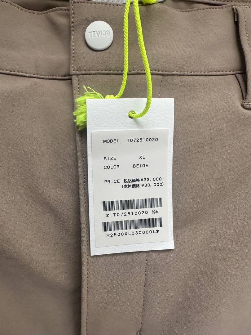 メンズウェア TFW49 ANKLE SLIM PANTS SHELL COOL XL